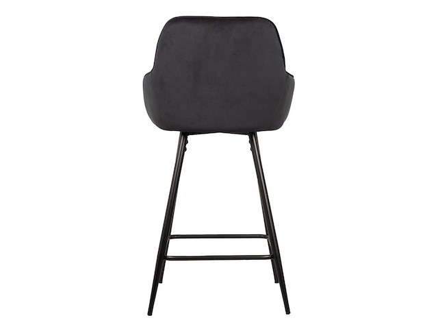 4x design barkruk zwart velvet - afbeelding 5 van  5