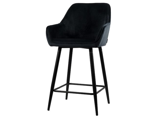 4x design barkruk zwart - afbeelding 1 van  4