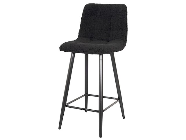 4x design barkruk zwart - afbeelding 1 van  3