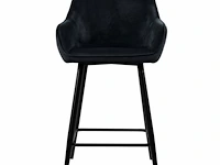 4x design barkruk zwart - afbeelding 4 van  4