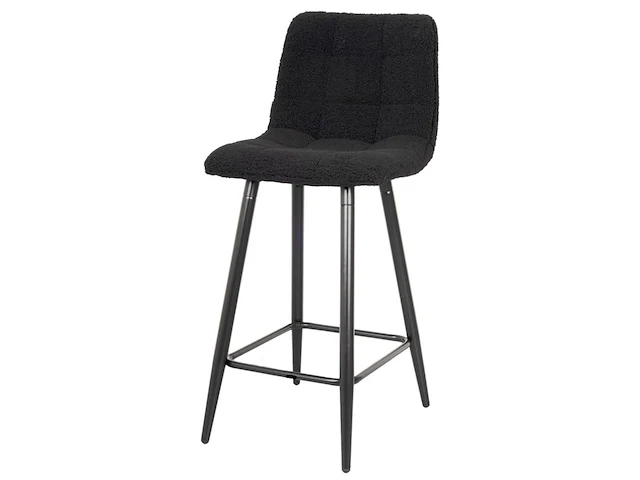 4x design barkruk zwart - afbeelding 1 van  3