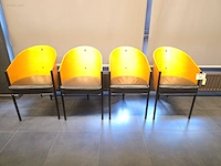 (4x) design bijzetstoelen