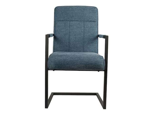 4x design eetkamerstoel blauw - afbeelding 2 van  5