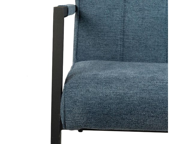 4x design eetkamerstoel blauw - afbeelding 3 van  5