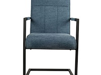 4x design eetkamerstoelen blauw - afbeelding 5 van  5