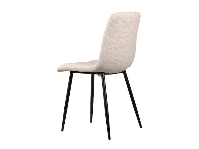 4x design eetkamerstoelen ecru - afbeelding 4 van  4