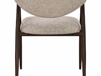 4x design eetkamerstoelen walnut - afbeelding 4 van  7