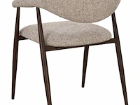 4x design eetkamerstoelen walnut - afbeelding 5 van  7