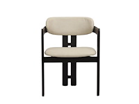 4x design eetkamerstoelen zwart - afbeelding 2 van  5