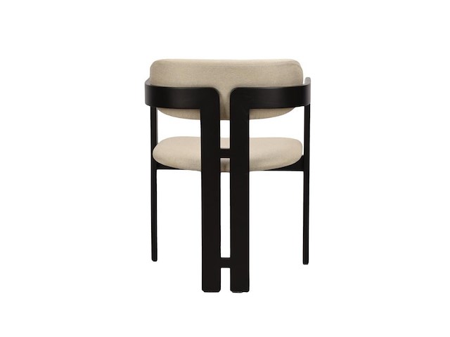 4x design eetkamerstoelen zwart - afbeelding 4 van  5