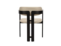 4x design eetkamerstoelen zwart - afbeelding 4 van  5