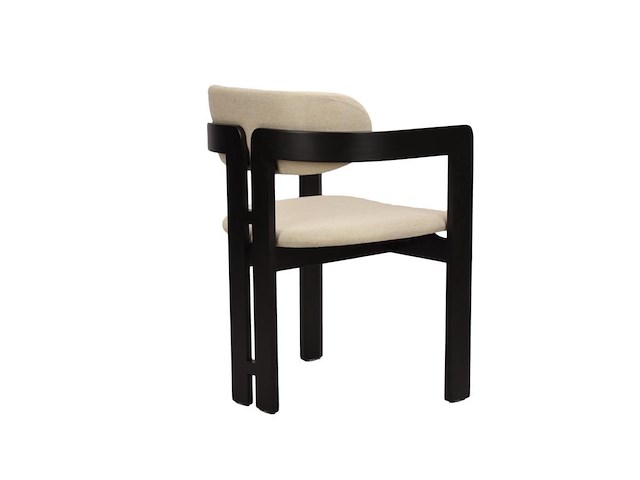 4x design eetkamerstoelen zwart - afbeelding 5 van  5