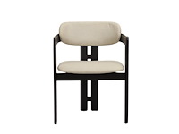 4x design eetkamerstoelen zwart - afbeelding 2 van  5