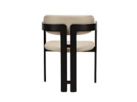 4x design eetkamerstoelen zwart - afbeelding 4 van  5
