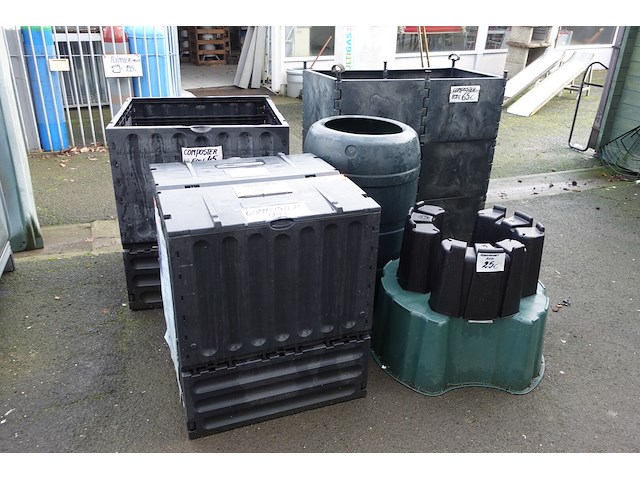 4x diverse compostbakken - afbeelding 1 van  6