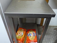 4x diverse inox werktafel - afbeelding 2 van  2