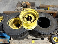 4x diverse stalen velg john deere - afbeelding 2 van  3