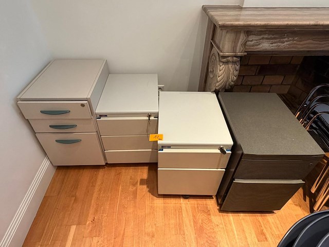 4x diverse verrijdbare ladekast - afbeelding 2 van  4