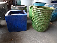 4x diverse vorstvrije terracotta bloembakken - afbeelding 2 van  4