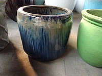 4x diverse vorstvrije terracotta bloembakken - afbeelding 3 van  4