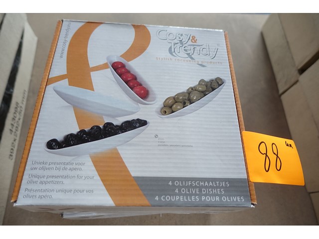 4x doos olijfschaaltjes - afbeelding 1 van  4