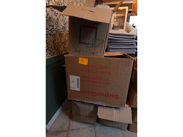 4x doos pvc potjes en deksels - afbeelding 1 van  3