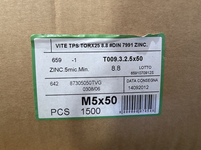 4x doos torx25 8.8 m5x51 - afbeelding 2 van  4