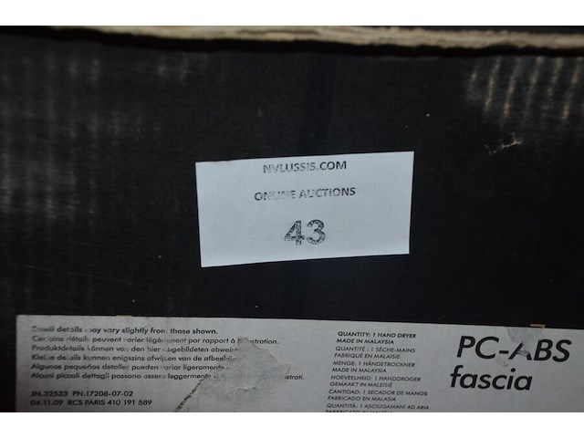 4x dyson airblade ab03 handdrogers, gebruikt, werking onbekend (b421) - afbeelding 2 van  9