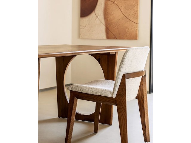 4x eetkamerstoel - walnoot - afbeelding 5 van  5