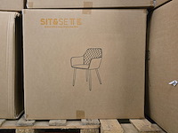 4x eetkamerstoel anna pine fabrics - afbeelding 5 van  5