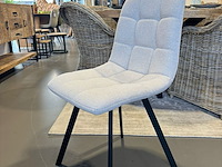 4x eetkamerstoel beige