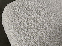 4x eetkamerstoel lottie white bouclé - afbeelding 4 van  5