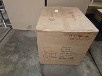 4x eetkamerstoel york grey pu - afbeelding 5 van  5