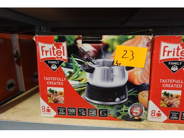 4x elektrische fondue fritel - afbeelding 1 van  6