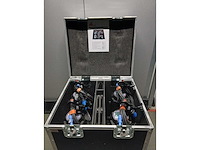 4x etc s4 led / series2 daylight / black 19° incl flightcase - afbeelding 2 van  3