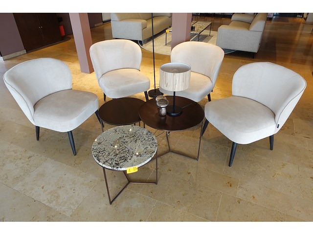 4x fauteuil & tafels - afbeelding 2 van  7