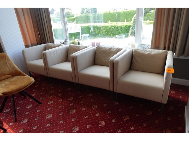 4x fauteuil - afbeelding 1 van  5