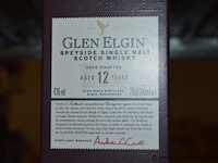 4x fles whisky glen elgin, aged 12years, 70cl - afbeelding 2 van  3