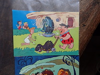 4x flinstone postkaart gebruikt - afbeelding 2 van  2