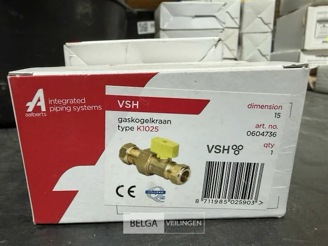 4x gaskogelkraan type k1026 - afbeelding 2 van  3