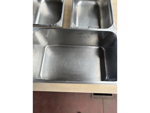 4x gastro rvs bak - afbeelding 2 van  3