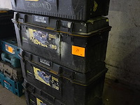 4x gereedschapskoffer stanley + inhoud - afbeelding 2 van  2