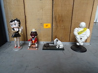 4x gietijzer beeldje - afbeelding 1 van  5