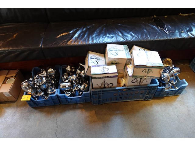 4x grijpbak + inhoud theekannen - afbeelding 1 van  5