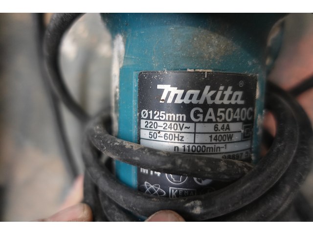 4x haakse slijper makita - afbeelding 4 van  7