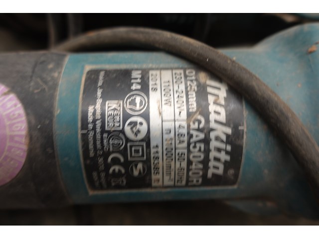 4x haakse slijper makita - afbeelding 7 van  7