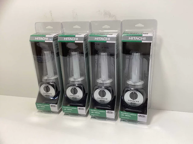 (4x) hitachi ub 18ddl draadloze lamp / lantaarn - led - li-ion - afbeelding 2 van  6