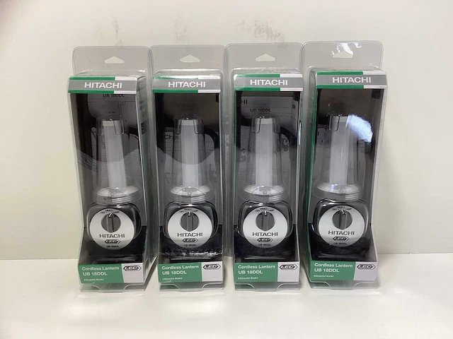 (4x) hitachi ub 18ddl draadloze lamp / lantaarn - led - li-ion - afbeelding 6 van  6
