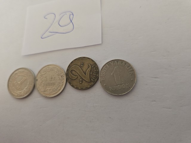 4x hongarije, polen, estland, zwitserland - afbeelding 4 van  5