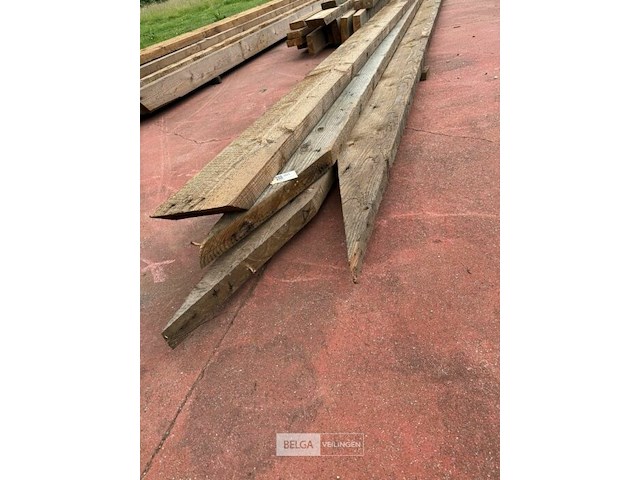 4x houten balken l780 cm - afbeelding 1 van  3